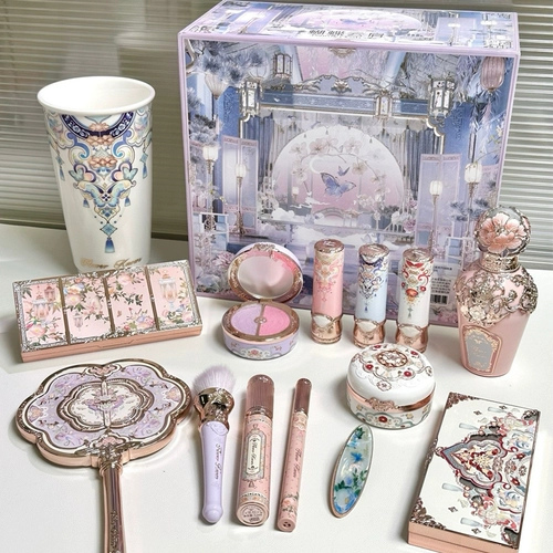 Косметическая подарочная коробка, база под макияж, комплект, подарок на день рождения, изысканный стиль