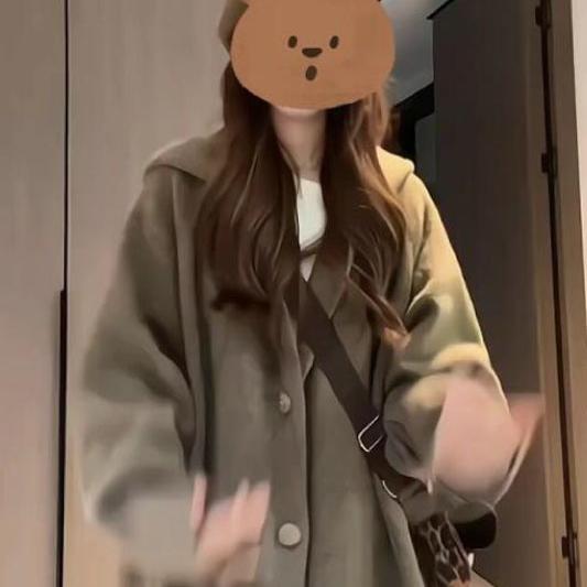Korean Style Lazy Long Hooded Knitted Cardigan for Women, Autumn and Winter Thick Loose Sweater Coat, Slimming Overcoat