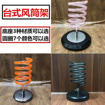 Desktop electric hair dryer bracket hair salon home toilet bathroom bathroom non-perforated barber shop desktop blower shelf