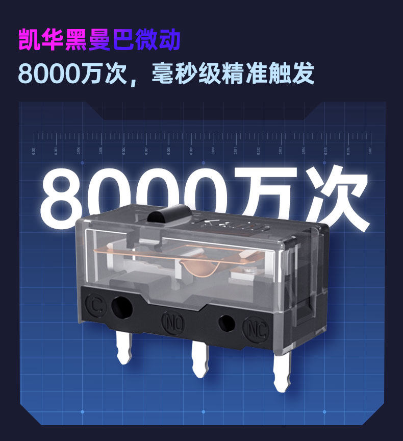 Machenike/机械师L8Max星闪鼠标PAW3395三模8K轻量化吃鸡电竞游戏电脑鼠标插图12