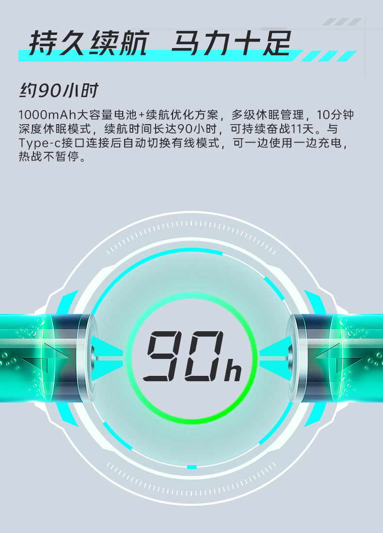 Machenike/机械师M721Pro无线游戏鼠标电竞游戏专用长续航RGB办公电脑滑鼠插图11