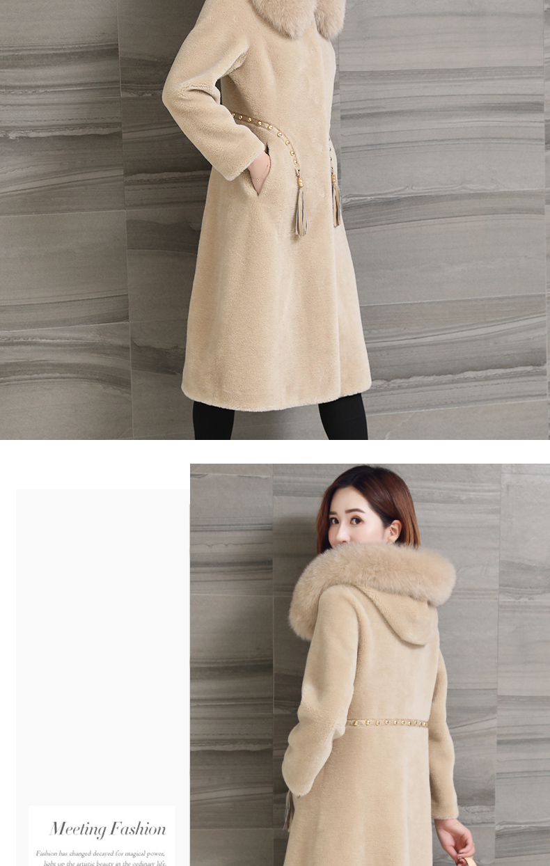 Manteau de fourrure femme XUESNROL    - Ref 3173138 Image 14