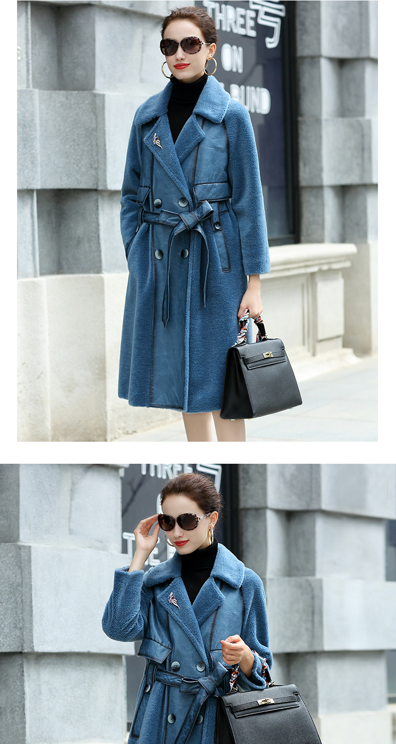 Manteau de fourrure femme XUESNROL    - Ref 3171935 Image 16