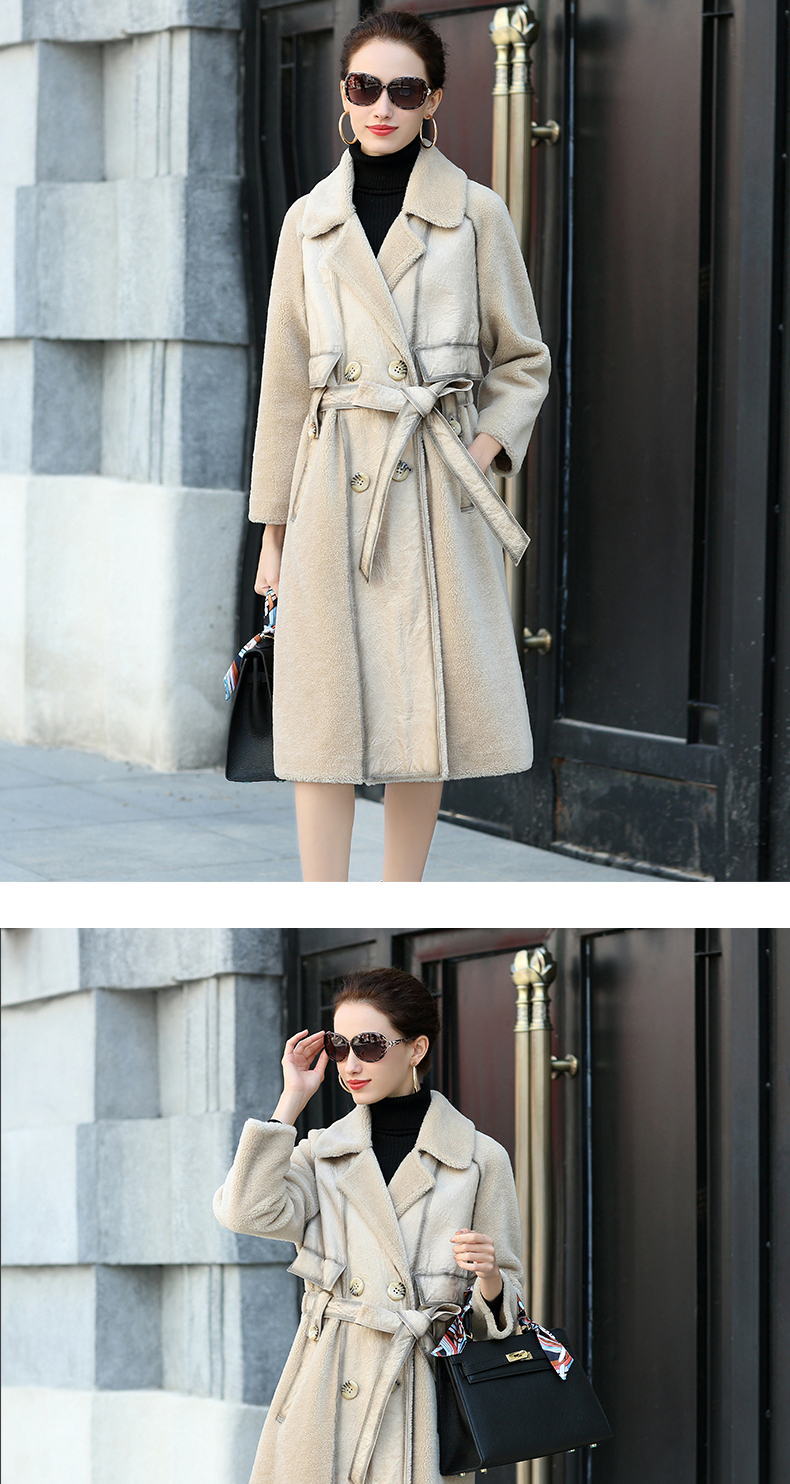 Manteau de fourrure femme XUESNROL    - Ref 3171935 Image 14