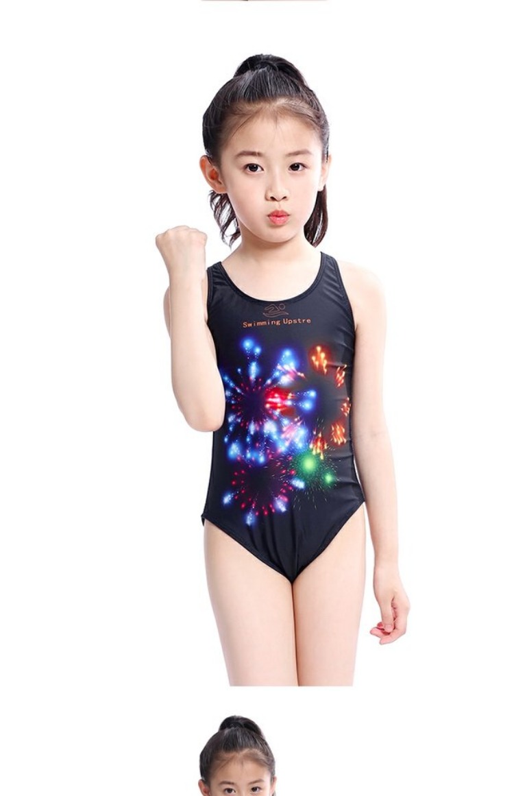 Đồ bơi một mảnh chuyên nghiệp dành cho nữ, trẻ lớn, đào tạo học sinh học bơi tam giác thể thao chuyên nghiệp quần áo bơi trẻ em
