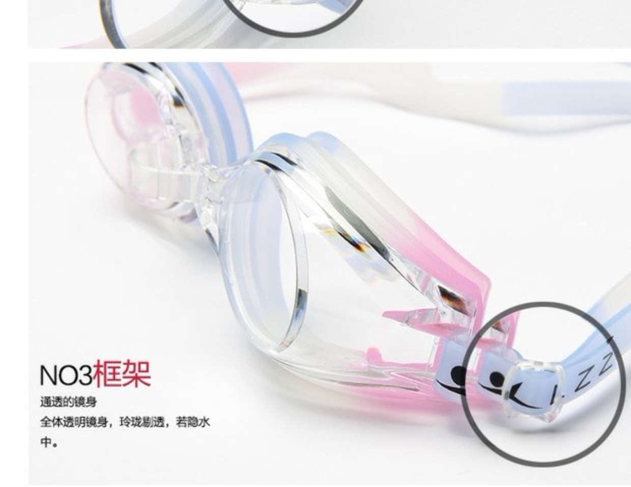 Kính râm chính hãng LZZ nữ unisex chống sương mù chống thấm nước nhiều màu tùy chọn kính bơi độ nét cao - Goggles kính bơi thi đấu