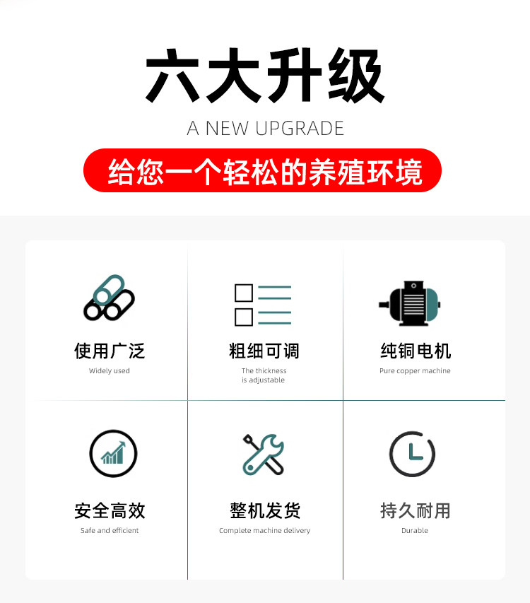 Сено резак 家用养殖电动切草机铡草粉碎机猪草机牛羊养殖小型青储饲料碎草机