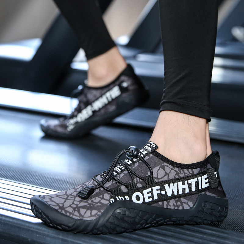 Indoor Fitness Shoes Men Sneakers Breathable Non-slip Yoga Shoes Women Fitness Room Treadmill Deep Squatting Jump Rope Training Shoes