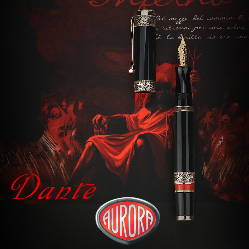 Italy AURORA Aurora DANTE INFERNO black Dante green Dante 18K rose gold commemorative limited edition