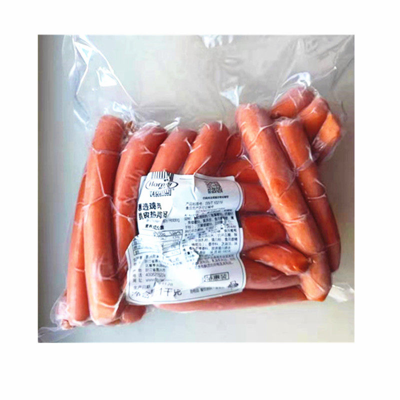 2 Bags Bookings Meryl Preferential CHICKEN CRISP HOT DOG SAUSAGE 1KG CHICKEN INTESTINE BARBECUE BOWEL BREAKFAST HOT DOG