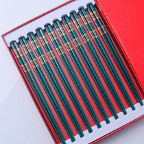 Gift ceramic chopsticks 10 pairs of household Nordic light luxury high-grade gift box exquisite Chinese bone China high temperature resistance mildew