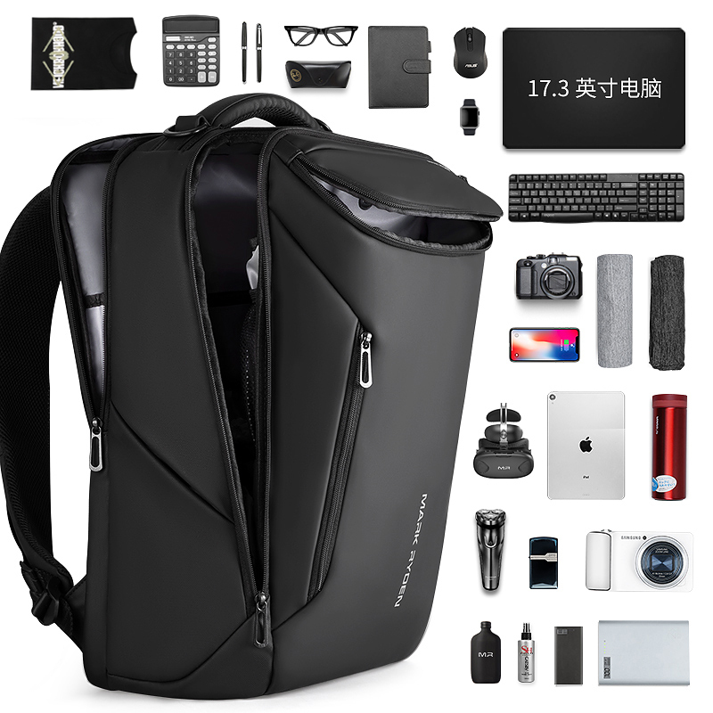 Marco Leyden Computer Bag Multifunctional Business Backpack Men's Backpack Student School Bag Casual Fashion Trend