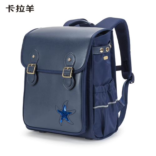 Школьный рюкзак, ранец со сниженной нагрузкой подходит для мужчин и женщин, 1234 года, защита позвоночника, тренд 2017