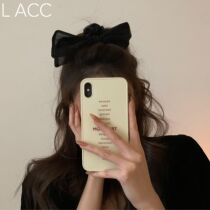 (L ACC on July 21 10 points on the new minus 5) Korea Dongdaemun Butterfly knot large intestine hair ring