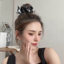 (L ACC7 12th 20 points on the shelf New minus 5) Korea Dongdaemun Butterfly knot high horse tail clip