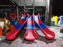 Naughty castle accessories combination slide British style splicing slide three-way plastic childrens parent-child paradise playground