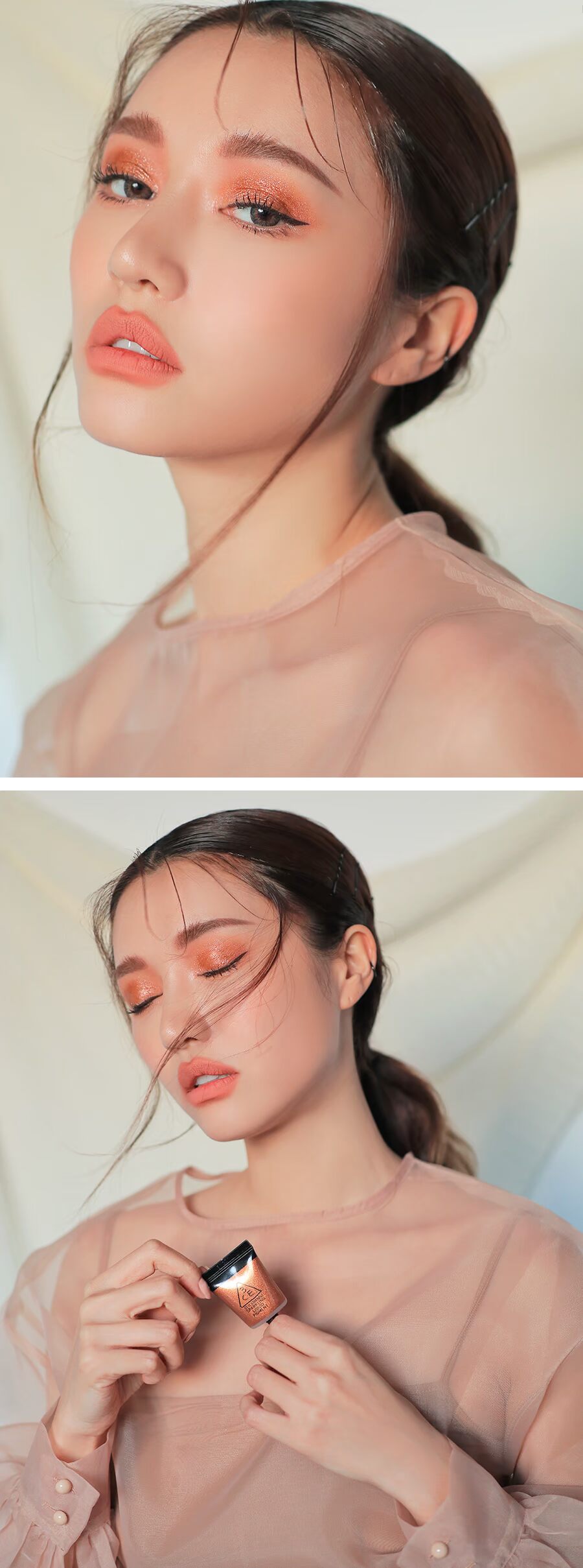 STYLENANDA Chính thức 3CE SPARKLING LIQUID PIGMENT Liquid Pearl Eye Shadow - Bóng mắt phấn mắt missha
