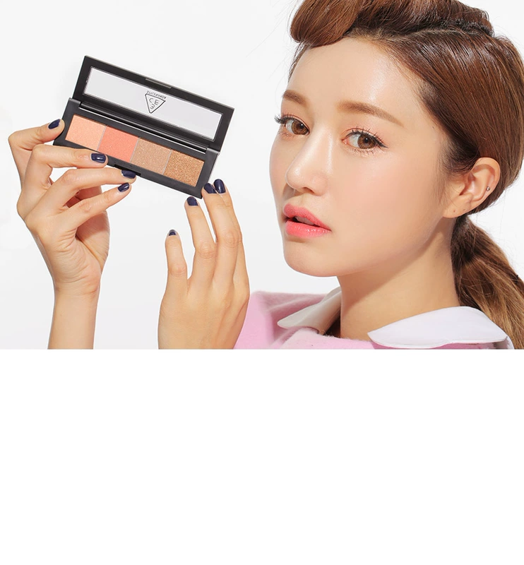 STYLENANDA Official 3CE EYE SHADOW PALETTE Bảng phấn mắt 4 màu Silky Pearlescent