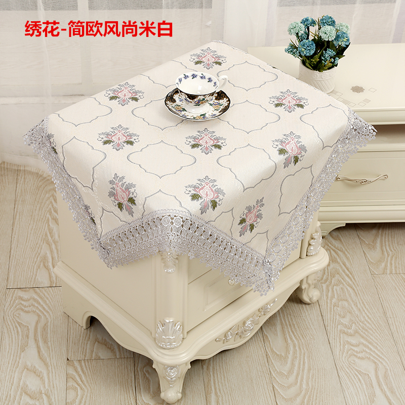 Vải đầu giường châu Âu vải bàn đầu giường che bụi bao gồm thời trang đầu giường khăn trải giường khăn trải bàn tấm che máy giặt