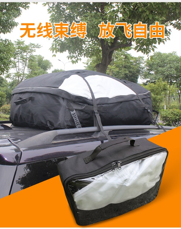 Aiyang SUV xe mái lưu trữ túi mưa túi xe giá hành lý giỏ túi hành lý túi mái giá để đồ trên nóc xe