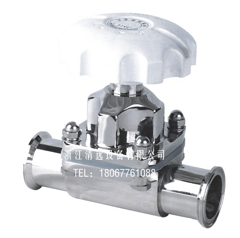 316L Hoop Type Sanitary Grade Quick Fit Diaphragm Valve Stainless Steel Diaphragm Valve Quick Fit Diaphragm Valve Manufacturer Direct