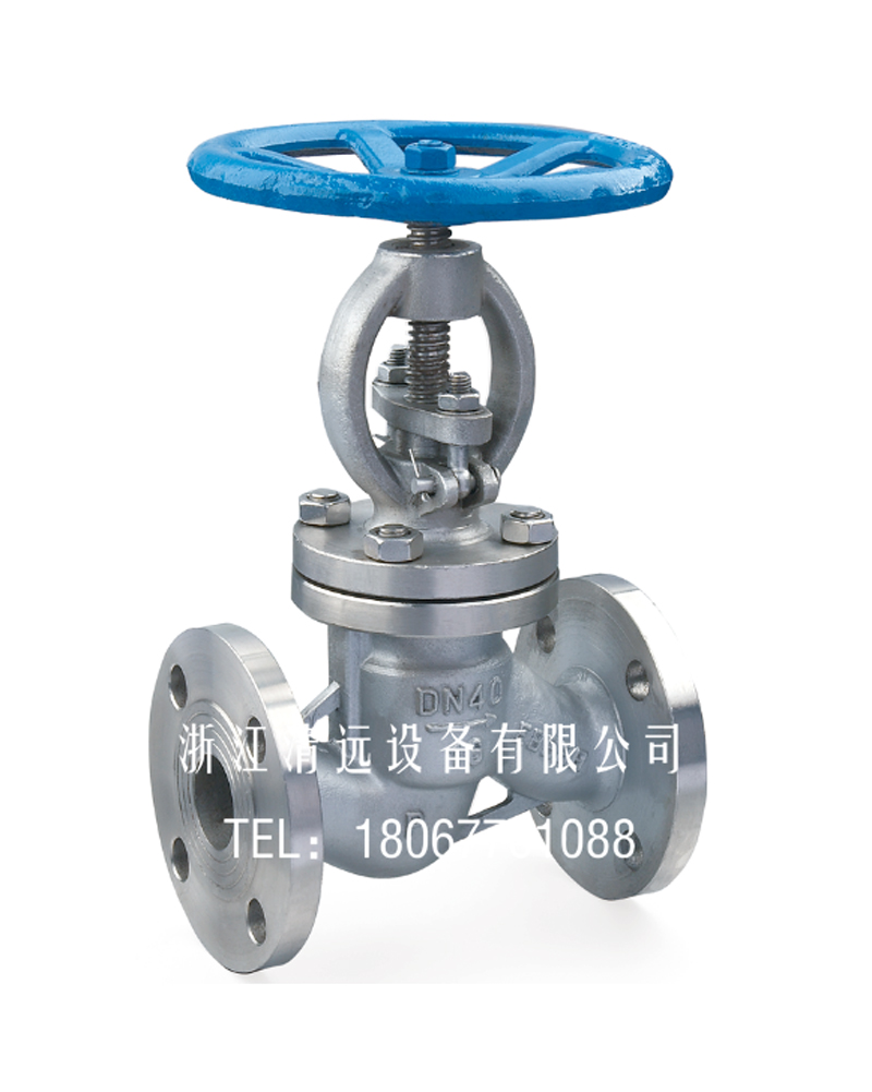J41W-16P 304 stainless steel flange stops valve DN50 DN350 300 50 100 100 80 25 heavy duty