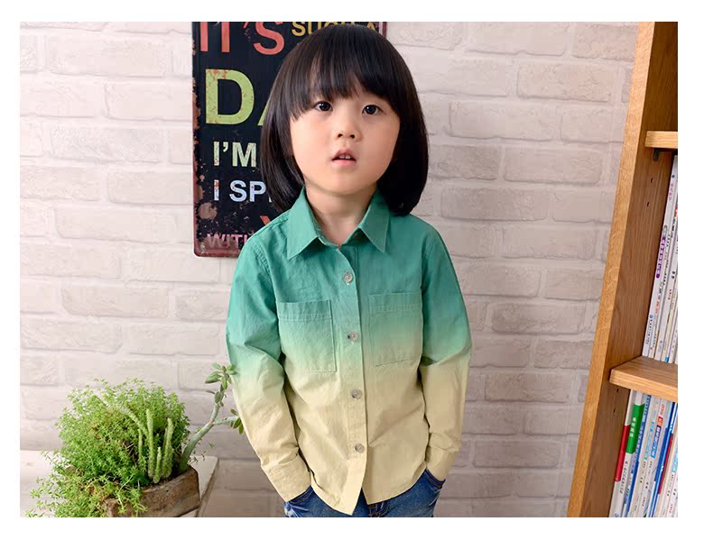 Chemise enfant à manche longue - Ref 2082897 Image 19