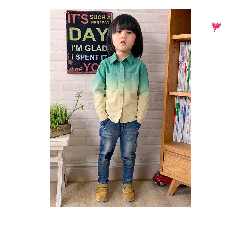 Chemise enfant à manche longue - Ref 2082897 Image 20