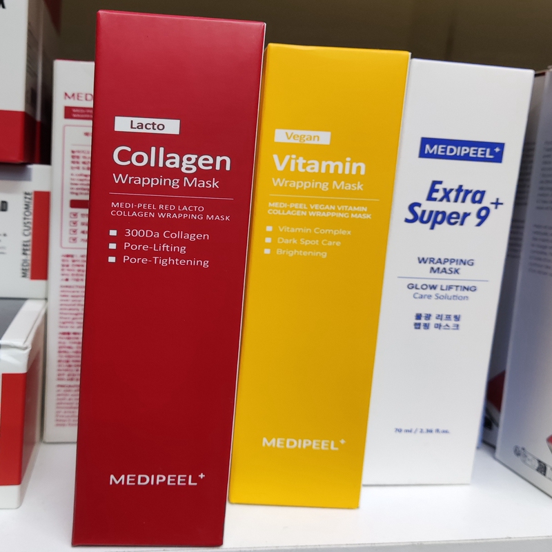 Korean Medi-Peel Collagen Peel-Off Mask for Lifting, Firming, Tightening Pores, and Applying a Hydrating Effect