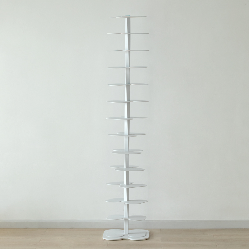 LAIMO Juniper Rotating Bookshelf White