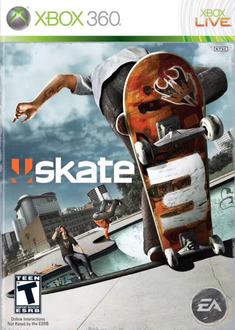 XBOX360 Game CD-ROM Ultimate Skateboard 3 Skateboard 3 (buy 5 and ship from buy 6 SF)