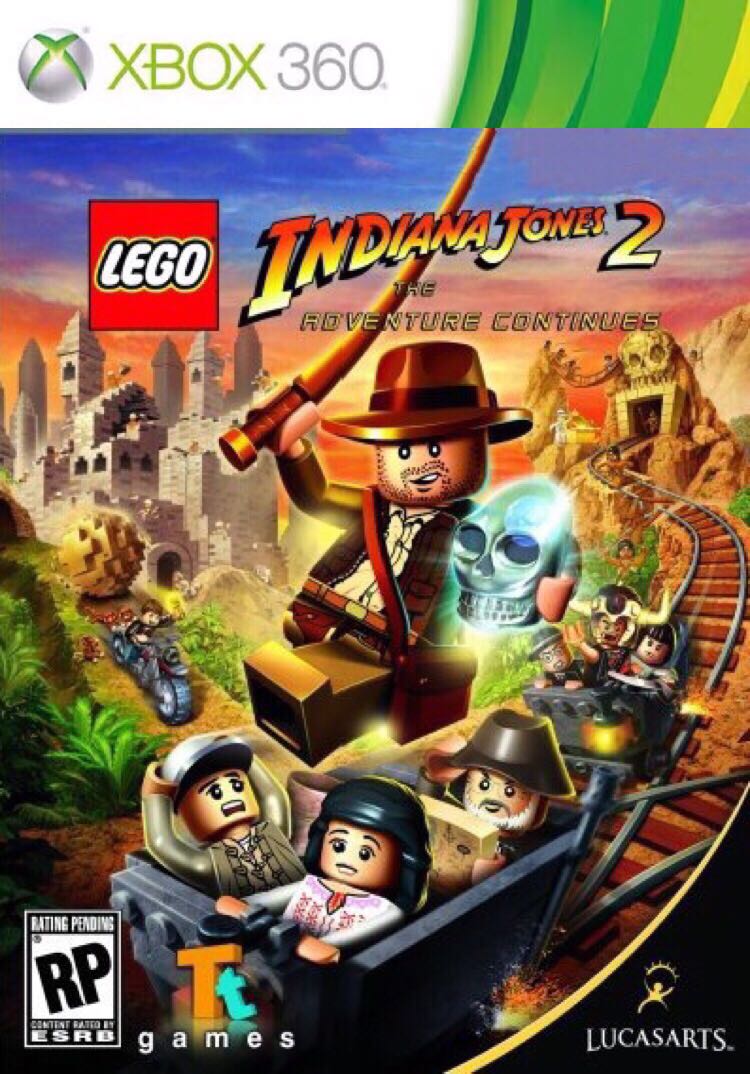 xbox 360 Game Disc Lego Indian Jones 2 Balcon 2 (5 starting 6 SF)