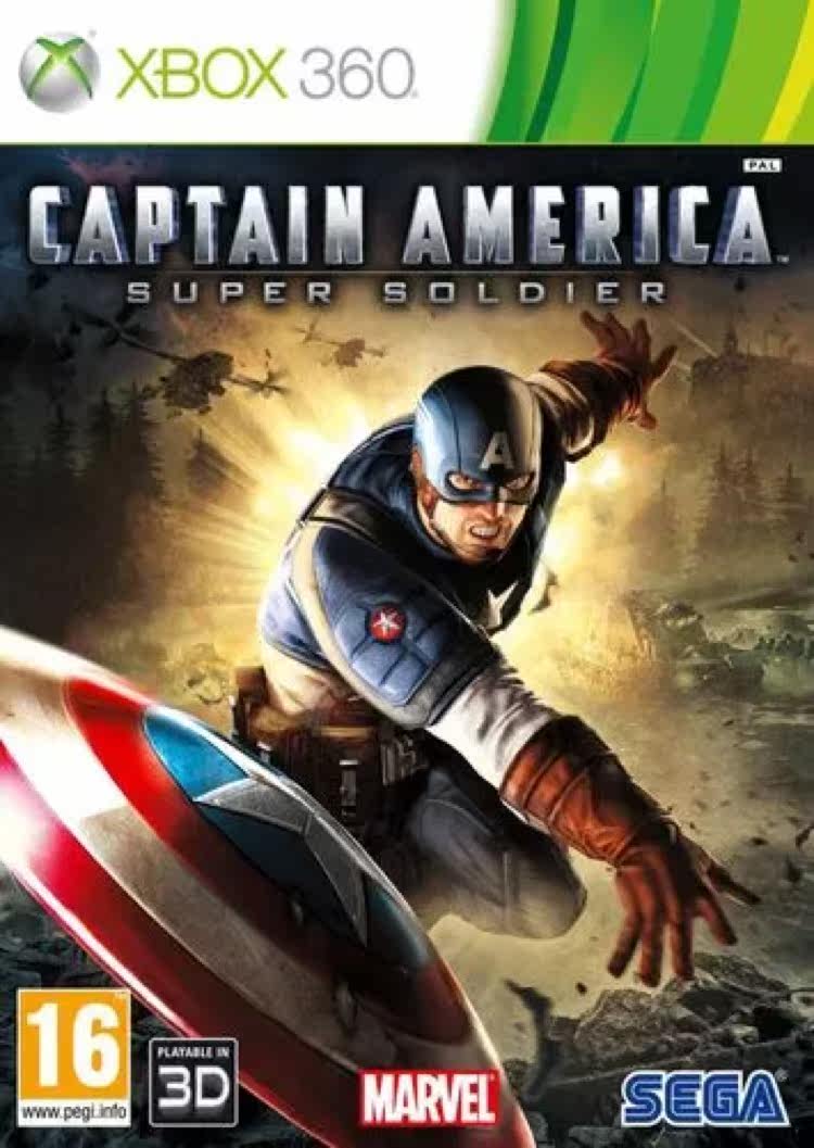 XBOX360 disc game Captain America Super Soldier Captain America (5 starting 6 SF)
