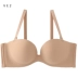 Aimei Feiluo Đồ lót Nhật Bản Liền mạch Topless Gathering Bra Half Cup Smooth Aimerfeel Girl - Áo ngực thể thao Áo ngực thể thao