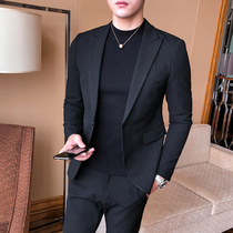 Autumn business single suit mens suit small suit men Korean trend slim mens casual formal coat men