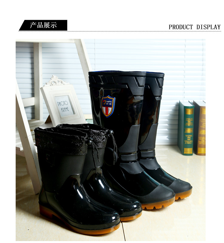 Chaussures - bottes caoutchouc homme pour hiver - semelle tendon - Ref 959082 Image 17