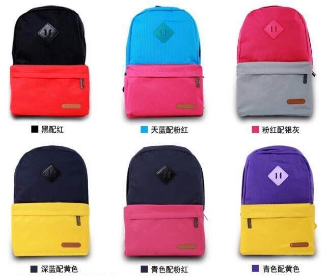 Quality outdoor sports art programming custom personality student splicing shoulder bag custom logo enrollment gift