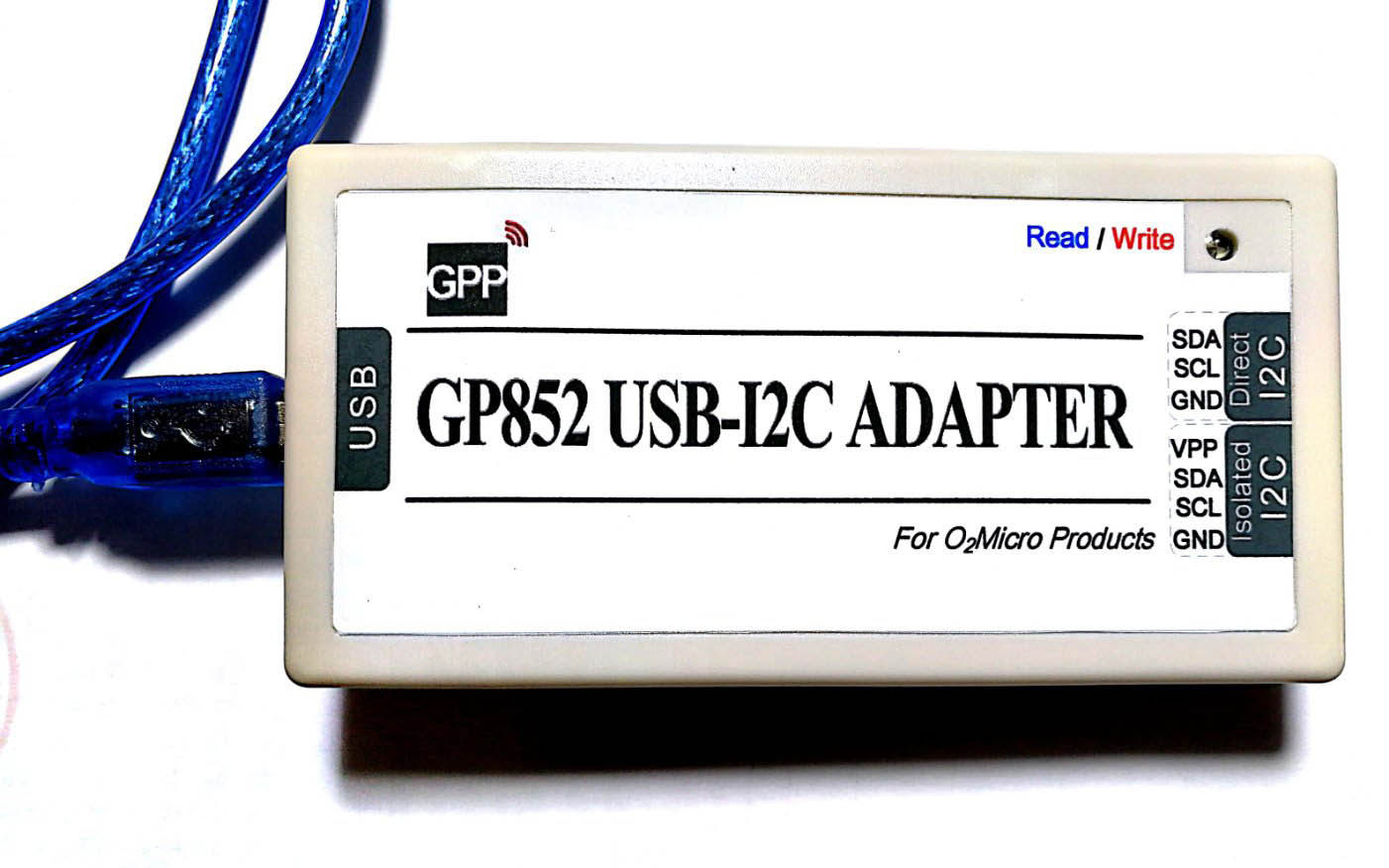 GP852 USB-I2C Burner (for O2Micro Bump Technology Products)