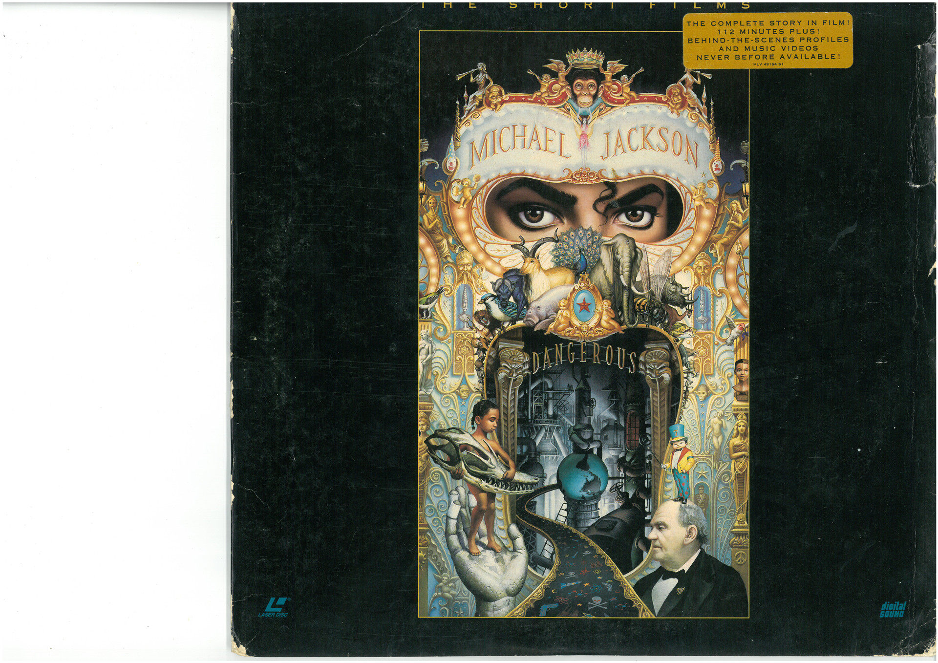 Beauty version of Mike Jackson concert LD collection of big disc hazard tours