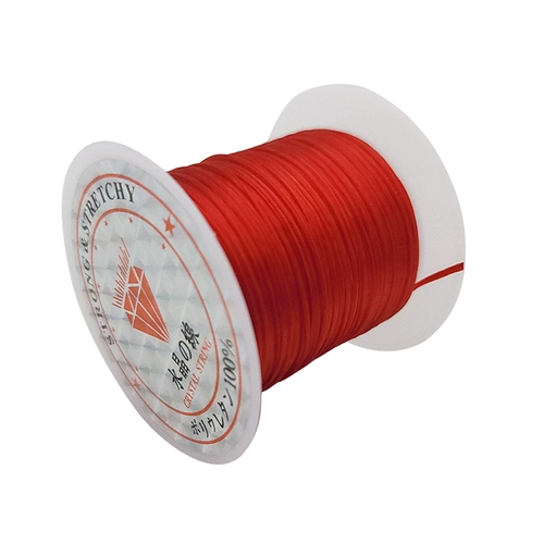 Прозрачные износостойкие эластичные бусины ручной работы, резинка, четки из круглых бусин из грецкого ореха