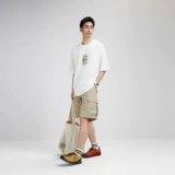 [Zola Main Same] Taipingbird Men's Short -Sleeved T -Fish 24 года летней новой печатной тяжелой рубашки#
