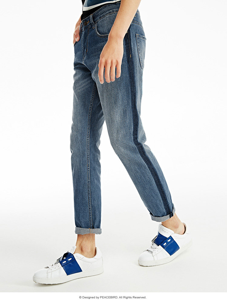 Jeans pour jeunesse PEACEBIRD en coton pour été - Ref 1461585 Image 25