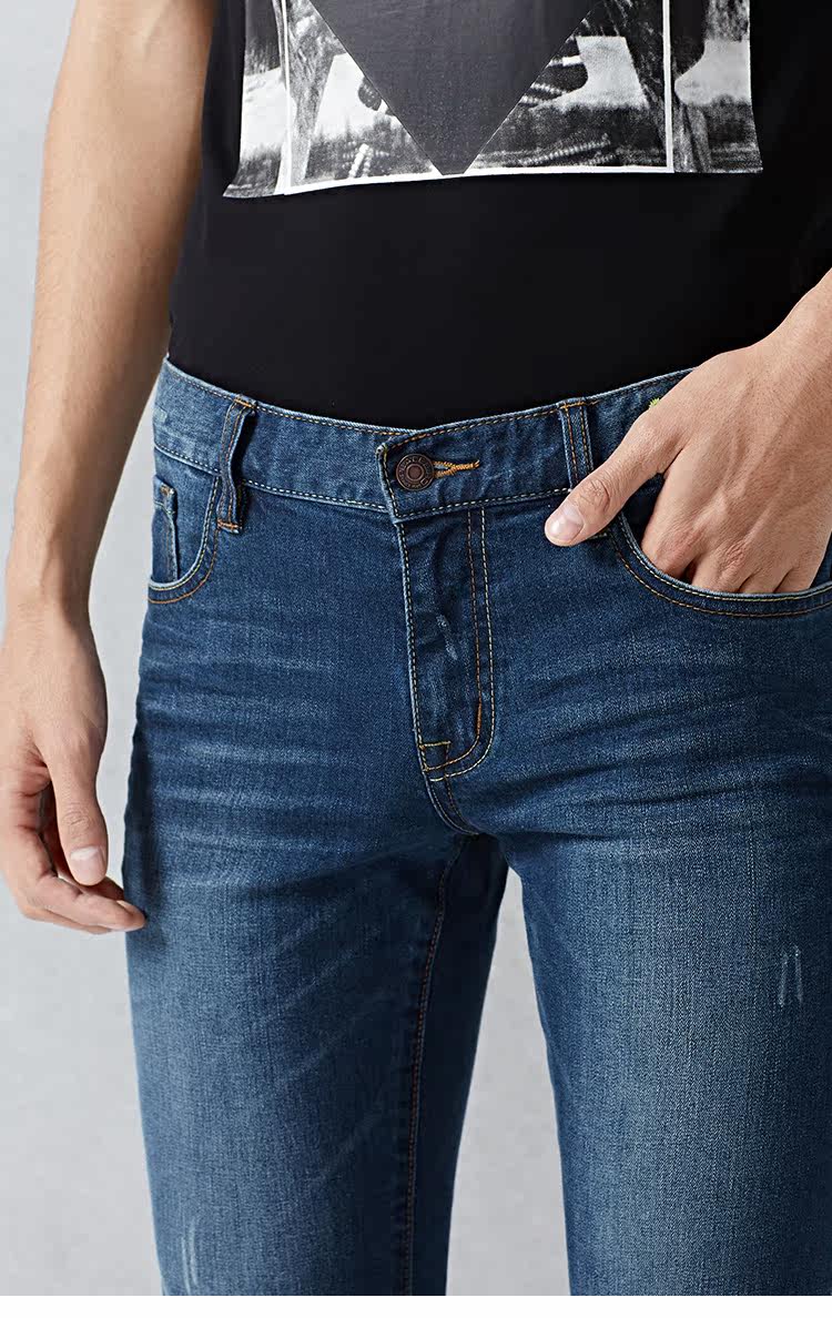 Jeans pour jeunesse PEACEBIRD en coton pour automne - Ref 1480496 Image 30