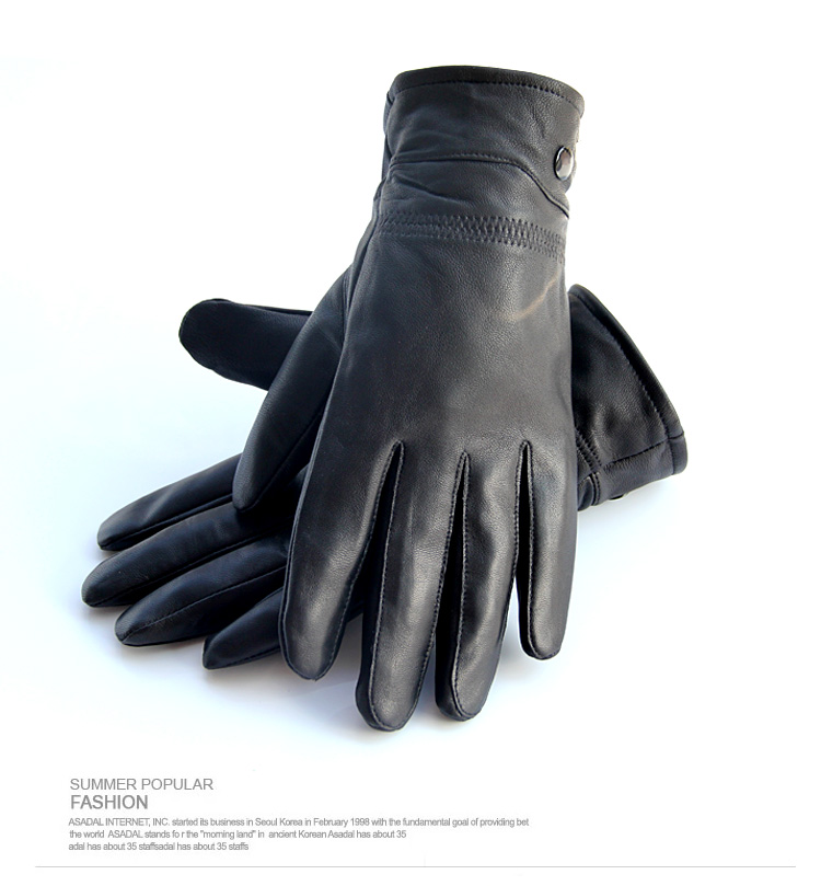 Gants pour homme SONG SHU en peau de mouton - Ref 2781364 Image 28