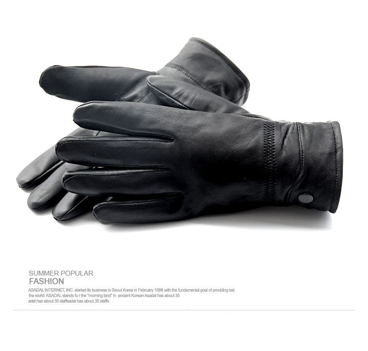 Gants pour homme SONG SHU en peau de mouton - Ref 2781364 Image 29