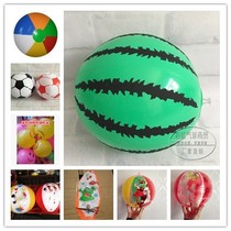 Leather goods PVC inflatable toy ball in the ball player shoots the ball six-lobed ball smiley ball watermelon ball football single ball toy