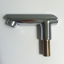 All-copper split bathtub five-piece faucet outlet faucet elbow five-hole cylinder edge 7-word faucet accessories