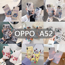 OPPO A52 mobile phone case protective cover A52 all-inclusive frosted hard case anti-fall Stizi Bunny Bugs cartoon cartoon illustration personality creative funny Tide brand hipster men and women small red book tremble