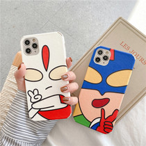 Cartoon Superman for iphone12 phone case Apple 11 silicone soft shell XSmax relief 7 8plus couple 12mini dynamic cute salted egg lambskin prom