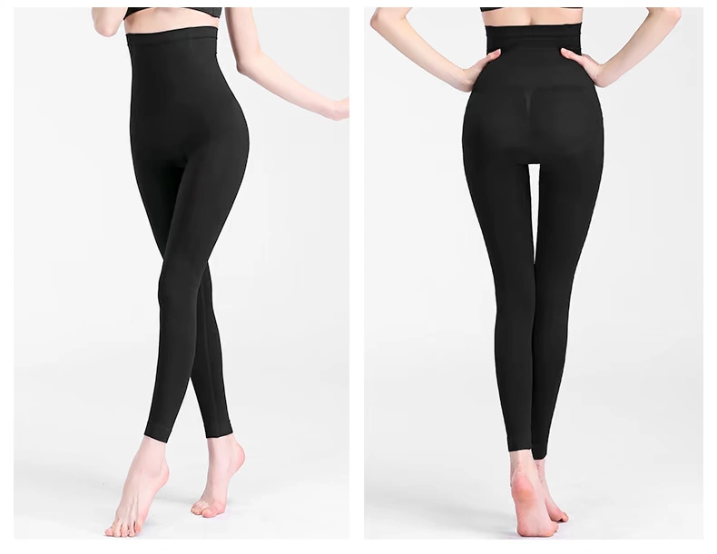Qianmei quần lưng nhựa cao, chân đẹp, hông, xà cạp, sau sinh, bụng, xương chậu, quần bó sát cơ thể quần lót cotton cạp cao